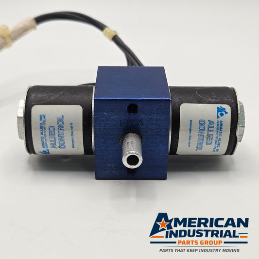 Allied Airmatic 24VDC solenoid valve for industrial automation and MRO applications. American Industrial Parts Group.