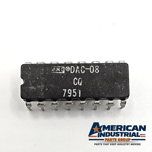 AMD DAC-08CQ 8-bit high-speed multiplying D/A converter IC ceramic DIP vintage new old stock for legacy analog repair