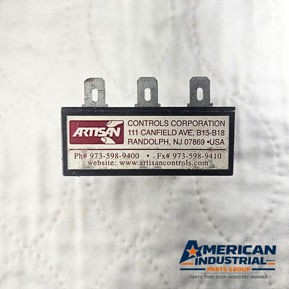 Artisan Controls 4300F-2-2-B interval timer 12VDC 1A 2-second delay for industrial control panels and automation systems