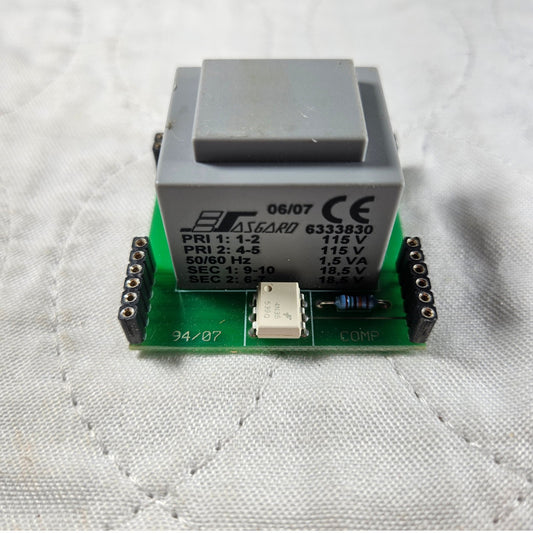 Asgard 6333830 transformer module PCB 115V 18.5V dual output for industrial control panels and automation systems