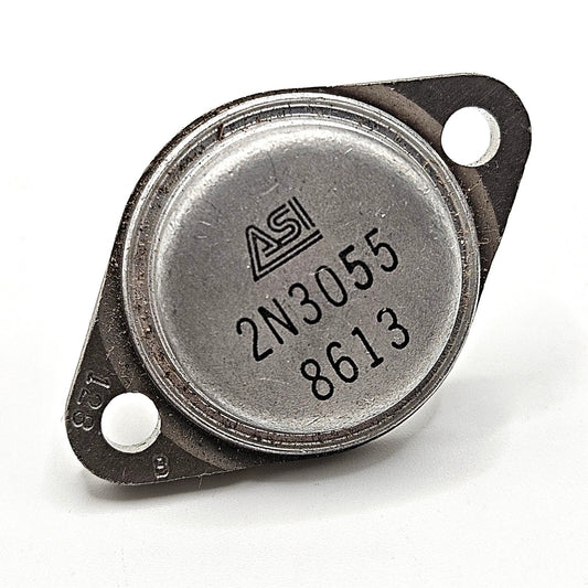 Lot of 10 ASI 2N3055 NPN silicon power transistors TO-3 60V 15A 115W for power supply and audio amplifier repair