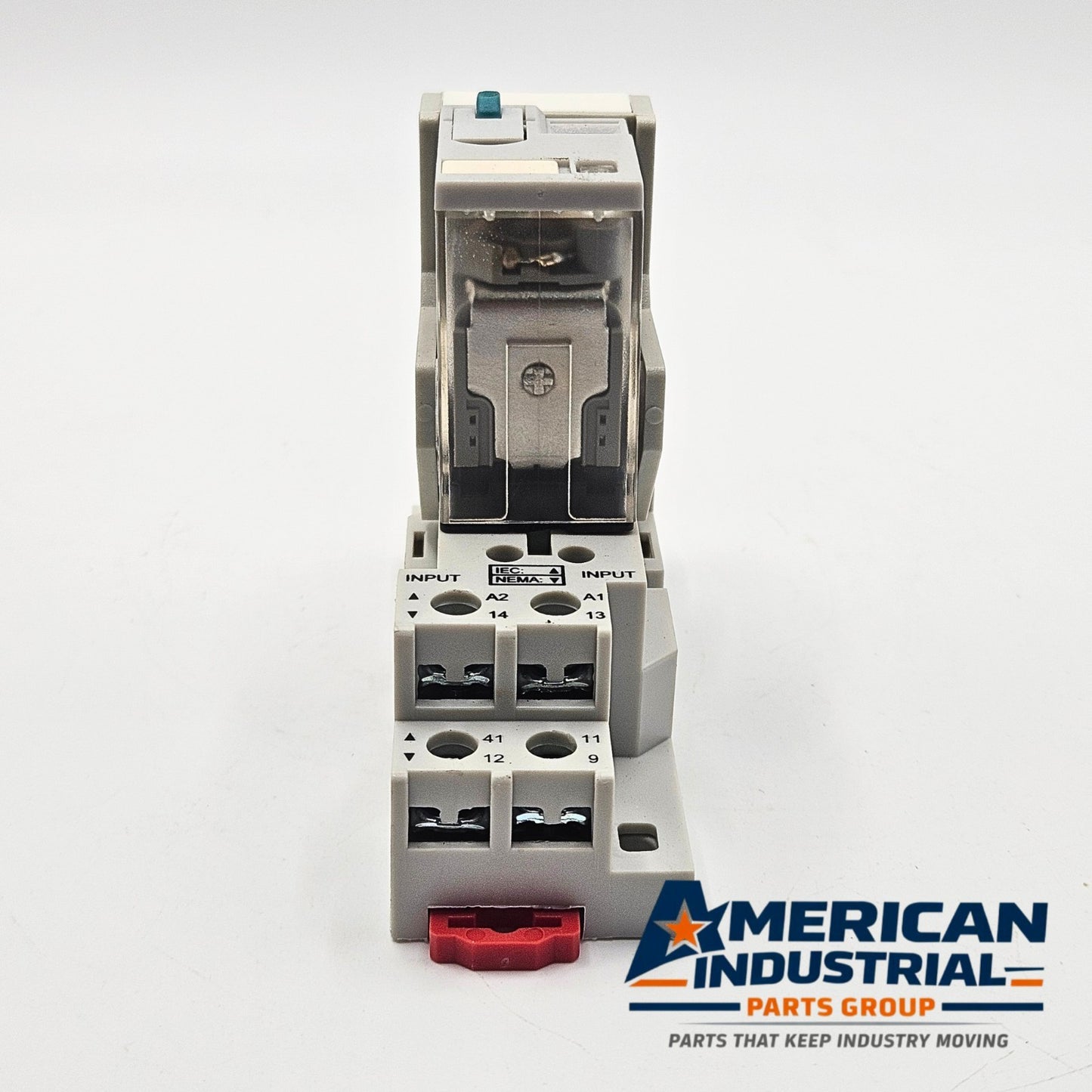AutomationDirect 782-2C-24D relay with 782-2C-SKT socket base 24VDC 8-pin for industrial control panels and automation systems