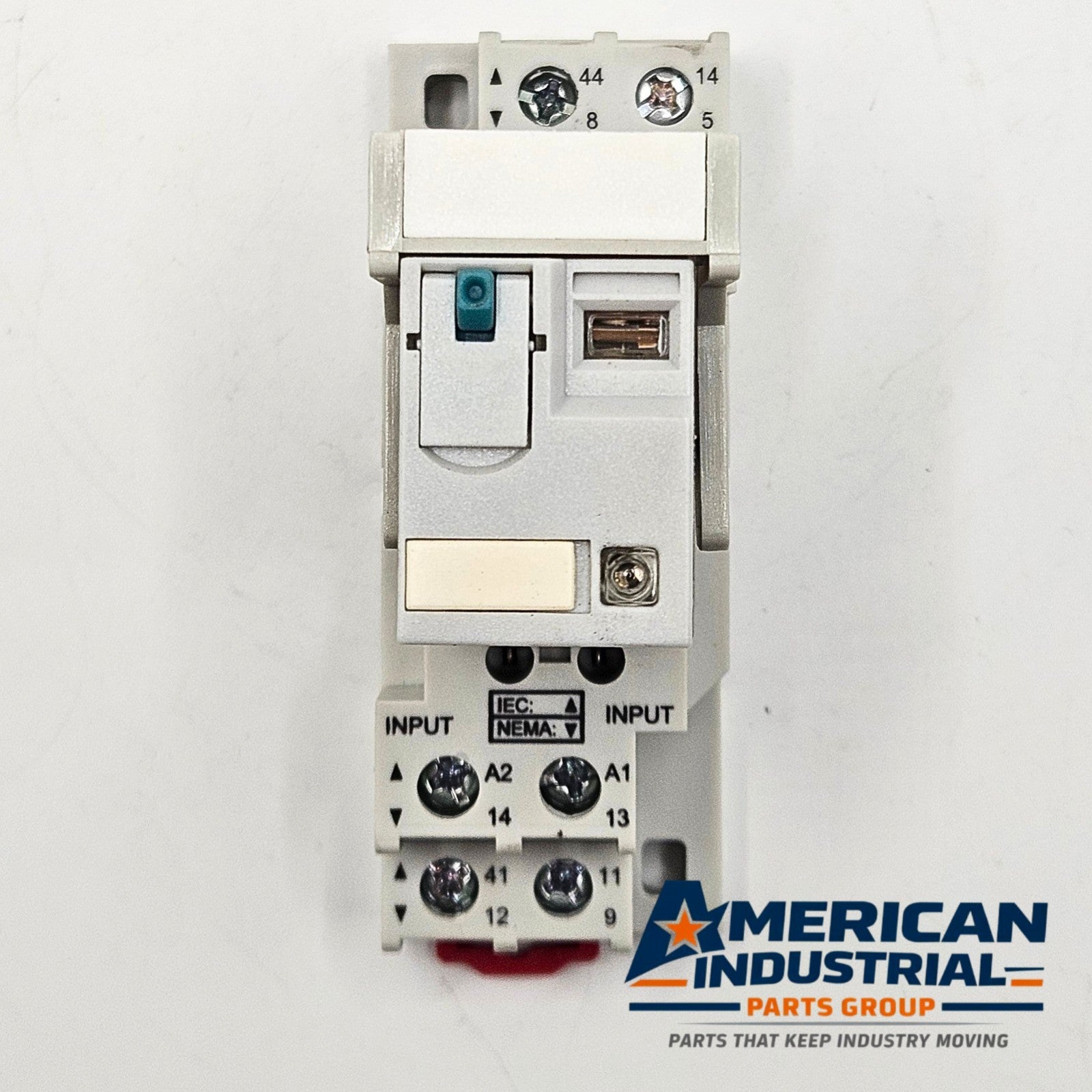 AutomationDirect 782-2C-24D relay with 782-2C-SKT socket base 24VDC 8-pin for industrial control panels and automation systems