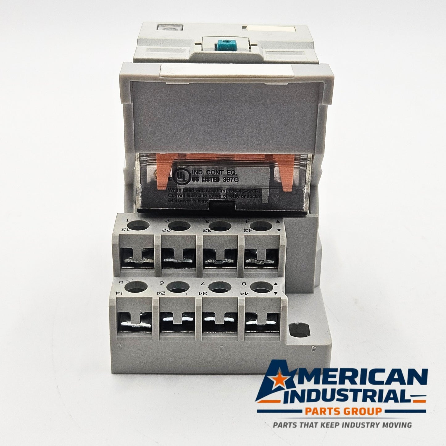 AutomationDirect 784-4C-24D 4PDT relay with 784-4C-SKT-1 socket 24VDC for industrial control panels and automation systems