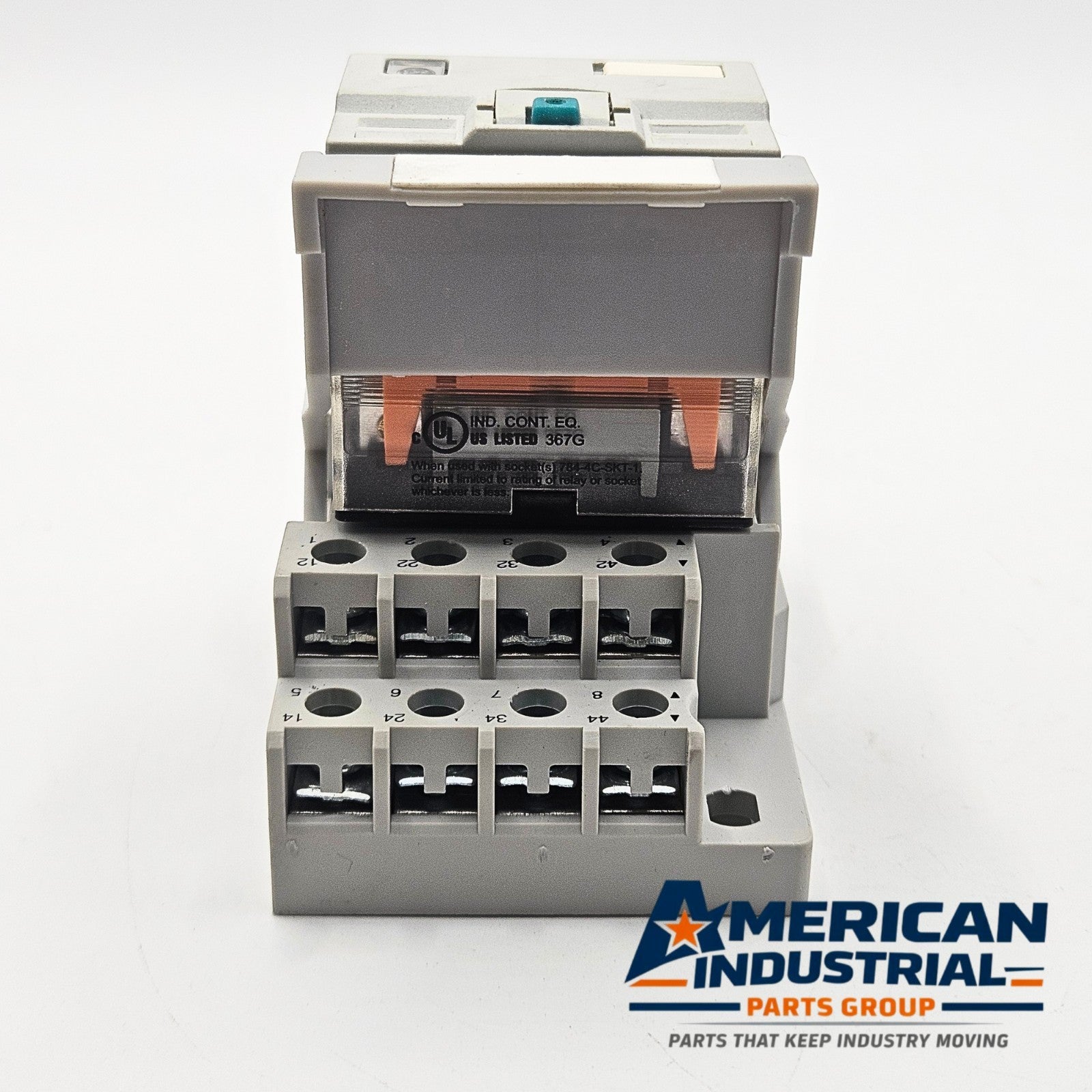 AutomationDirect 784-4C-24D 4PDT relay with 784-4C-SKT-1 socket 24VDC for industrial control panels and automation systems
