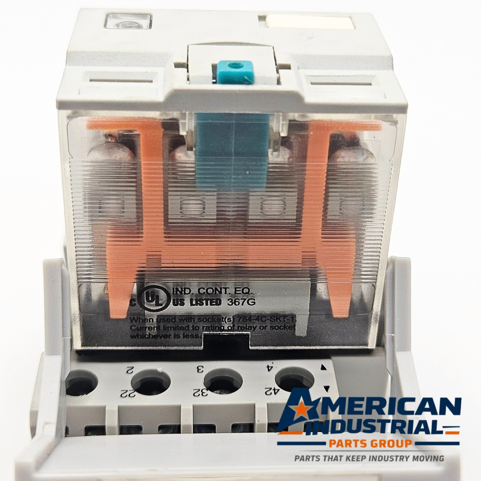 AutomationDirect 784-4C-24D 4PDT relay with 784-4C-SKT-1 socket 24VDC for industrial control panels and automation systems