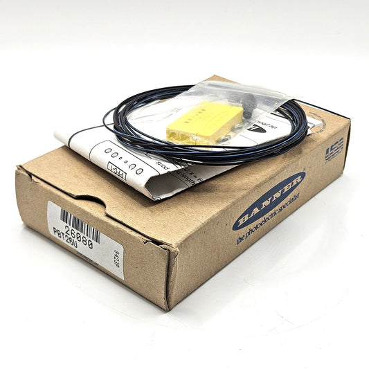 Banner PBT26U plastic fiber optic cable diffuse reflective 0.5mm 2m for industrial fiber sensors