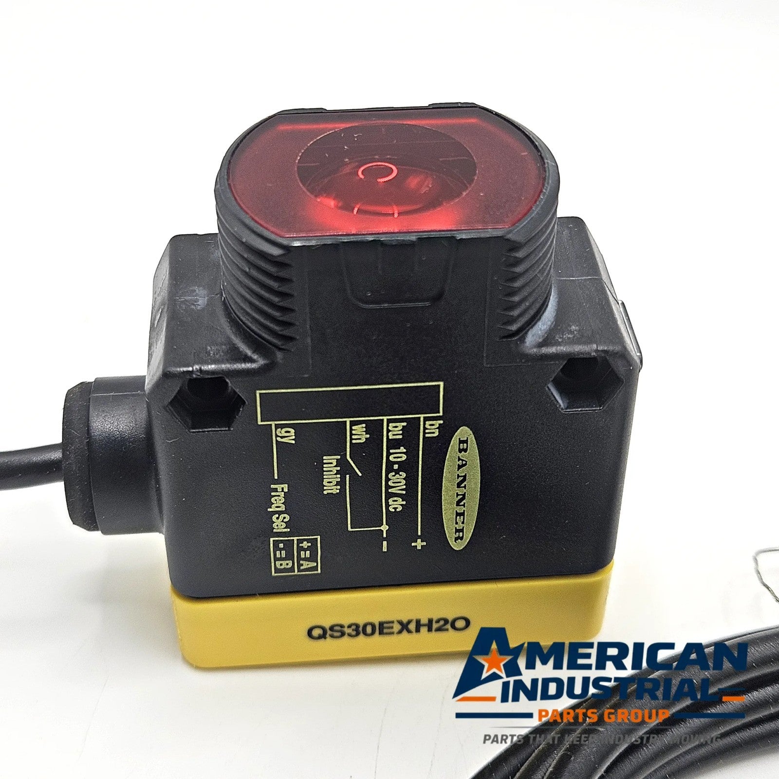 Banner QS30EXH2O WORLD-BEAM photoelectric sensor emitter opposed mode 4m 10-30VDC for industrial object detection