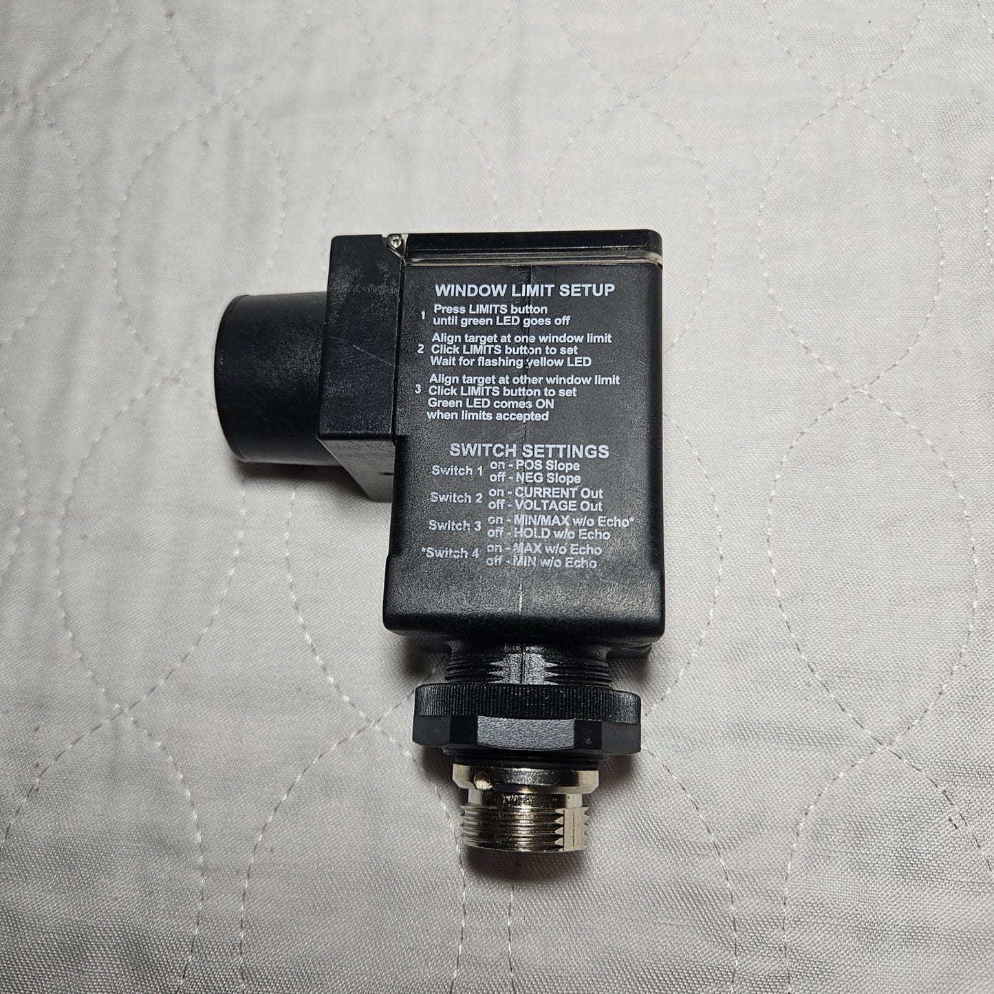 Banner ultrasonic sensor for industrial automation and MRO applications. American Industrial Parts Group.