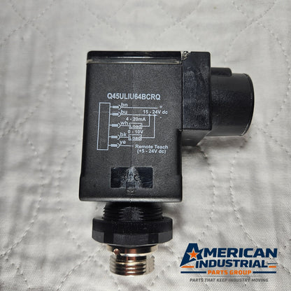 Banner ultrasonic sensor for industrial automation and MRO applications. American Industrial Parts Group.