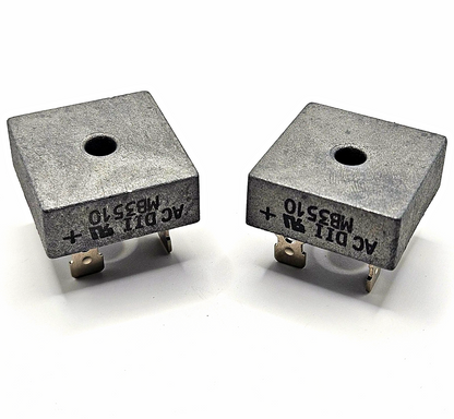 Lot of 2 Bridgold MB3510 35A 1000V single phase bridge rectifiers for power supply repair from American Industrial Parts Group