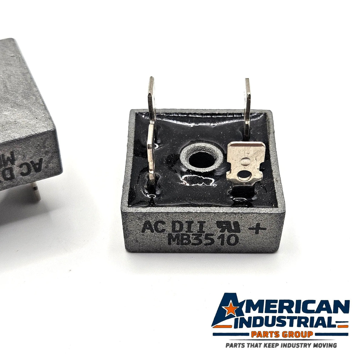 Lot of 2 Bridgold MB3510 35A 1000V single phase bridge rectifiers for power supply repair from American Industrial Parts Group