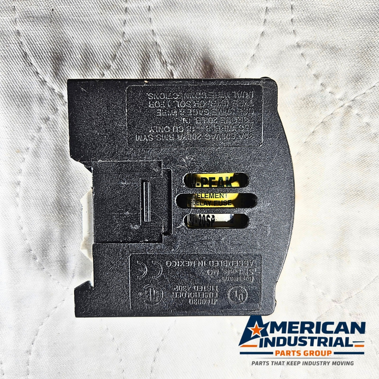 Bussmann JTN60030 Class J fuse holder 30A 600VAC DIN rail for industrial electrical panels and MRO applications