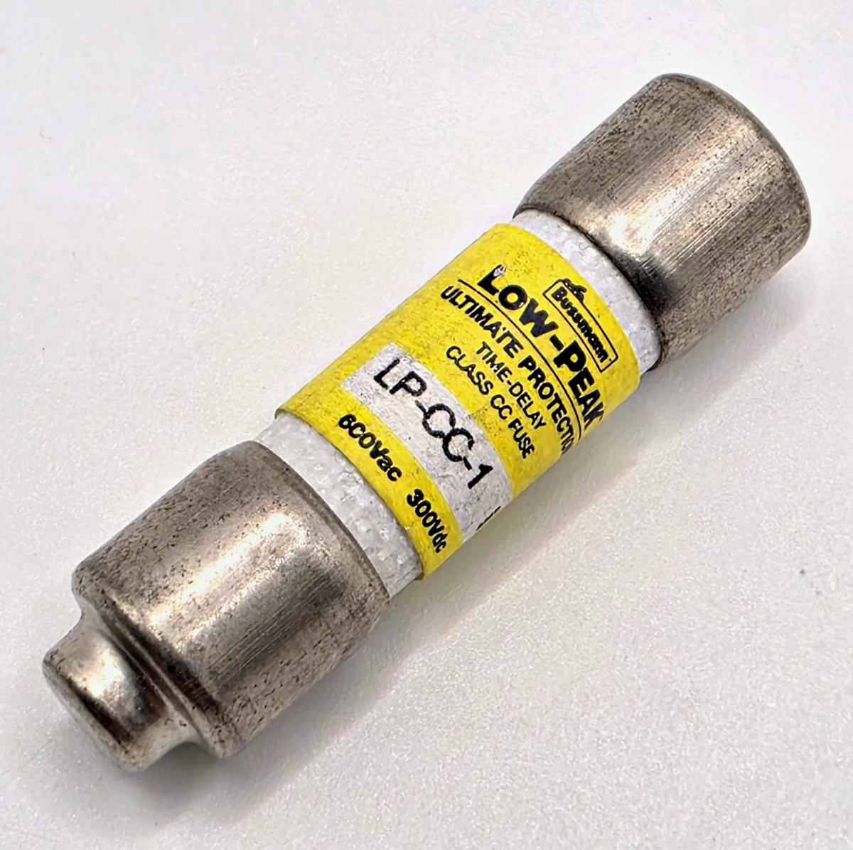 Bussmann LP-CC-1 Low-Peak 1A 600VAC Class CC time-delay fuse for control transformer protection from American Industrial Parts Group