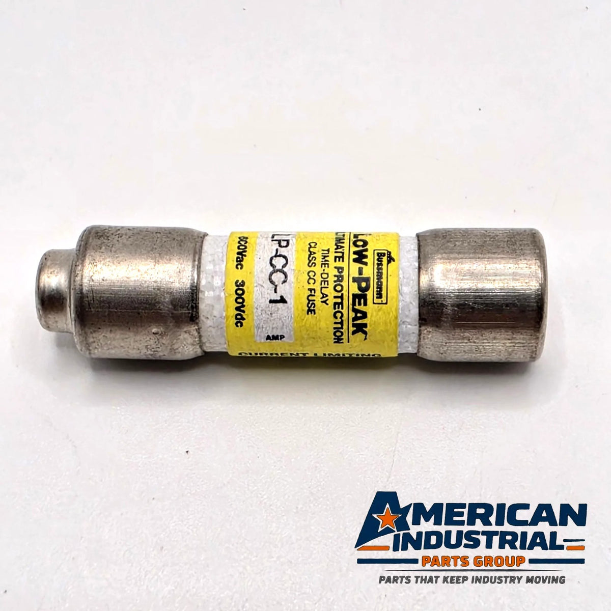 Bussmann LP-CC-1 Low-Peak 1A 600VAC Class CC time-delay fuse for control transformer protection from American Industrial Parts Group