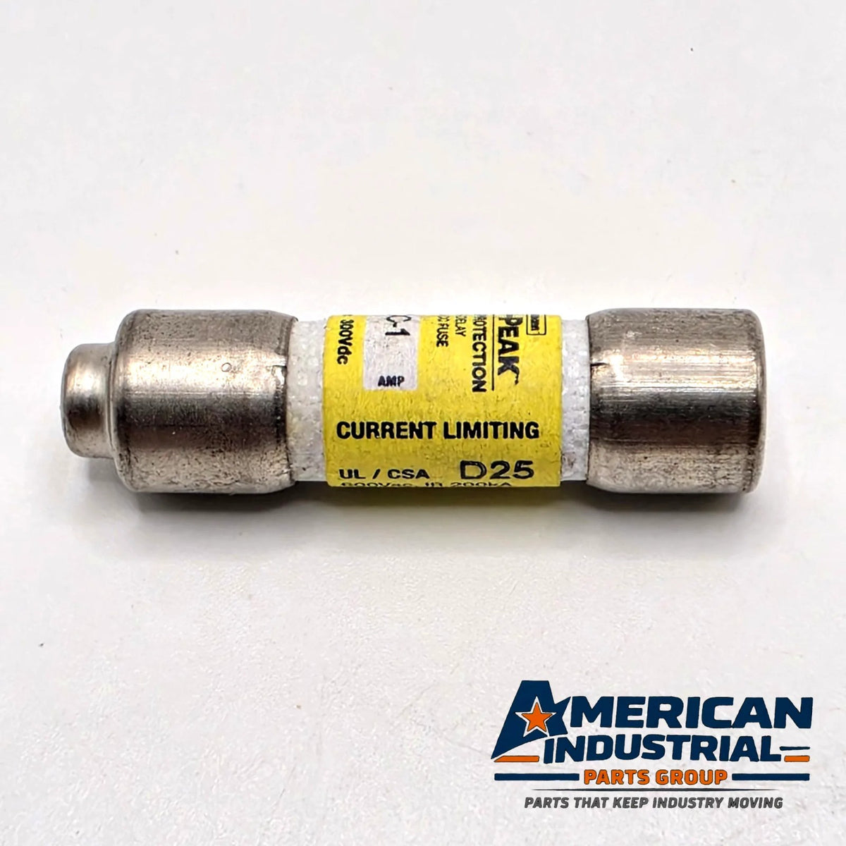 Bussmann LP-CC-1 Low-Peak 1A 600VAC Class CC time-delay fuse for control transformer protection from American Industrial Parts Group