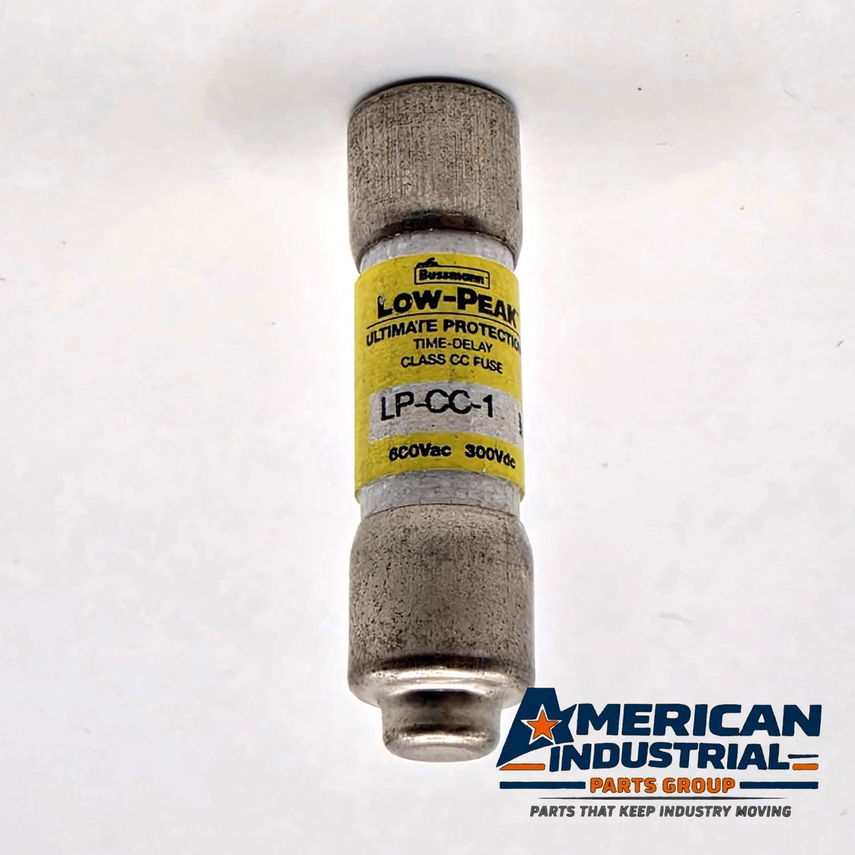 Bussmann LP-CC-1 Low-Peak 1A 600VAC Class CC time-delay fuse for control transformer protection from American Industrial Parts Group