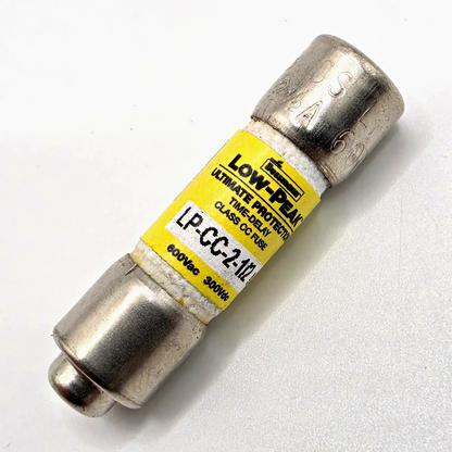 Bussmann LP-CC-2-1/2 Low-Peak 2.5A 600VAC Class CC time-delay fuse for control transformer protection from American Industrial Parts Group