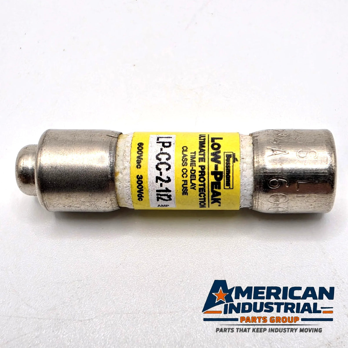 Bussmann LP-CC-2-1/2 Low-Peak 2.5A 600VAC Class CC time-delay fuse for control transformer protection from American Industrial Parts Group