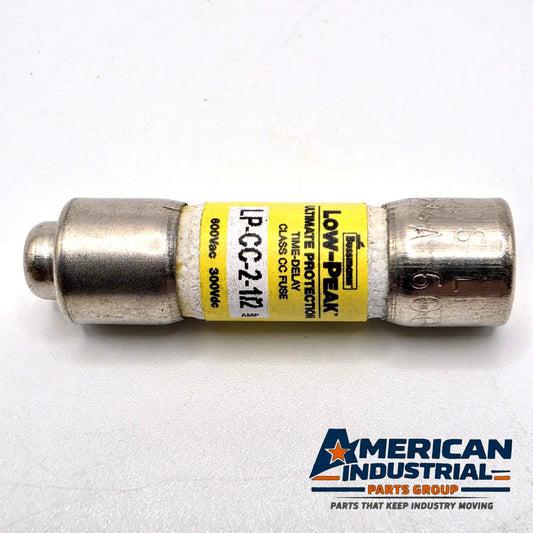 Bussmann LP-CC-2-1/2 Low-Peak 2.5A 600VAC Class CC time-delay fuse for control transformer protection from American Industrial Parts Group