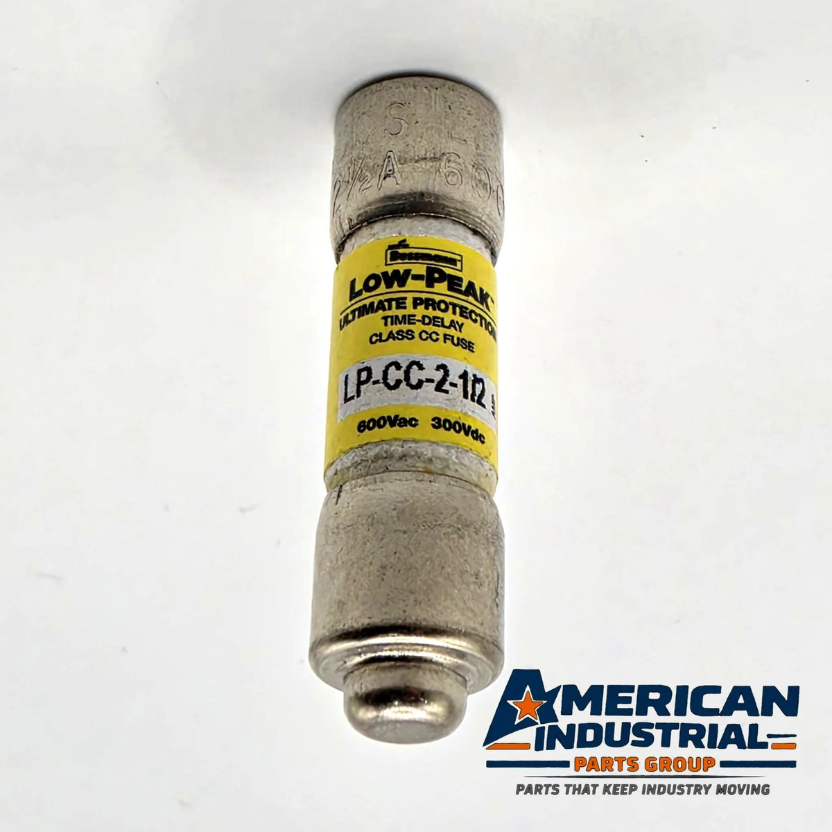 Bussmann LP-CC-2-1/2 Low-Peak 2.5A 600VAC Class CC time-delay fuse for control transformer protection from American Industrial Parts Group