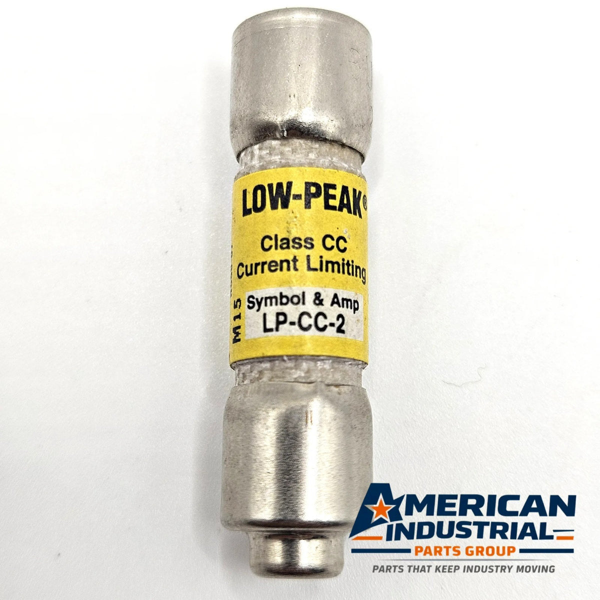 Bussmann LP-CC-2 2A 600VAC Class CC time-delay fuse for industrial circuit protection