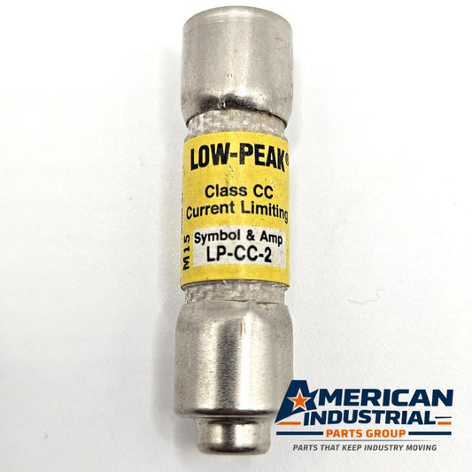 Bussmann LP-CC-2 2A 600VAC Class CC time-delay fuse for industrial circuit protection