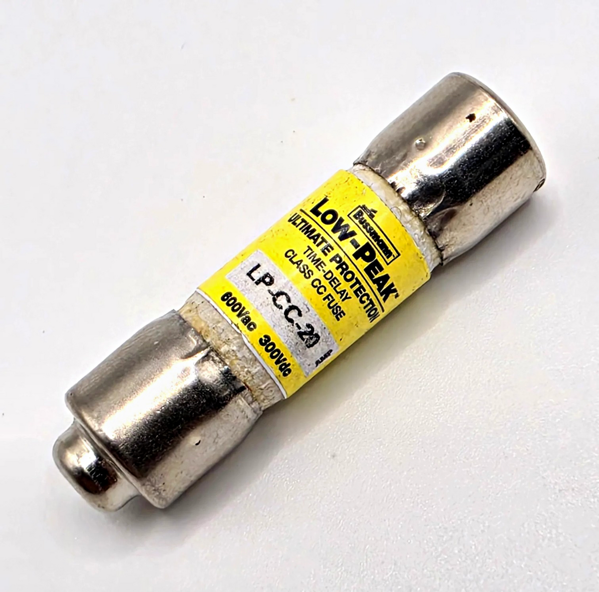 Bussmann LP-CC-20 Low-Peak 20A 600VAC Class CC time-delay fuse for control transformer and motor circuit protection from American Industrial Parts Group