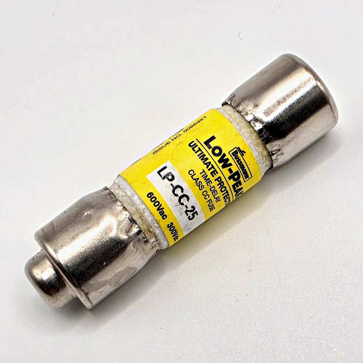 Bussmann LP-CC-25 Low-Peak 25A 600VAC Class CC time-delay fuse for control transformer and motor circuit protection from American Industrial Parts Group