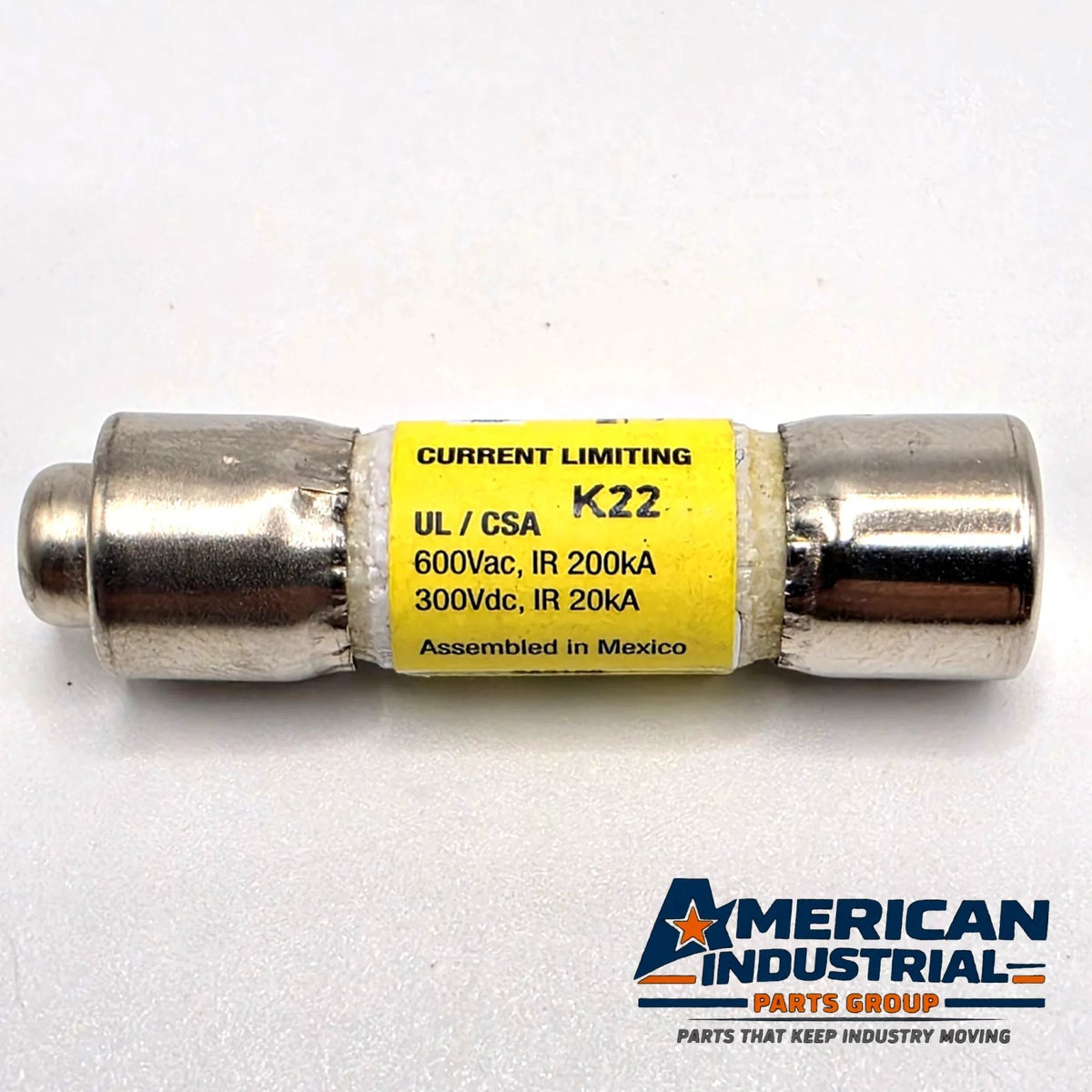 Bussmann LP-CC-25 Low-Peak 25A 600VAC Class CC time-delay fuse for control transformer and motor circuit protection from American Industrial Parts Group