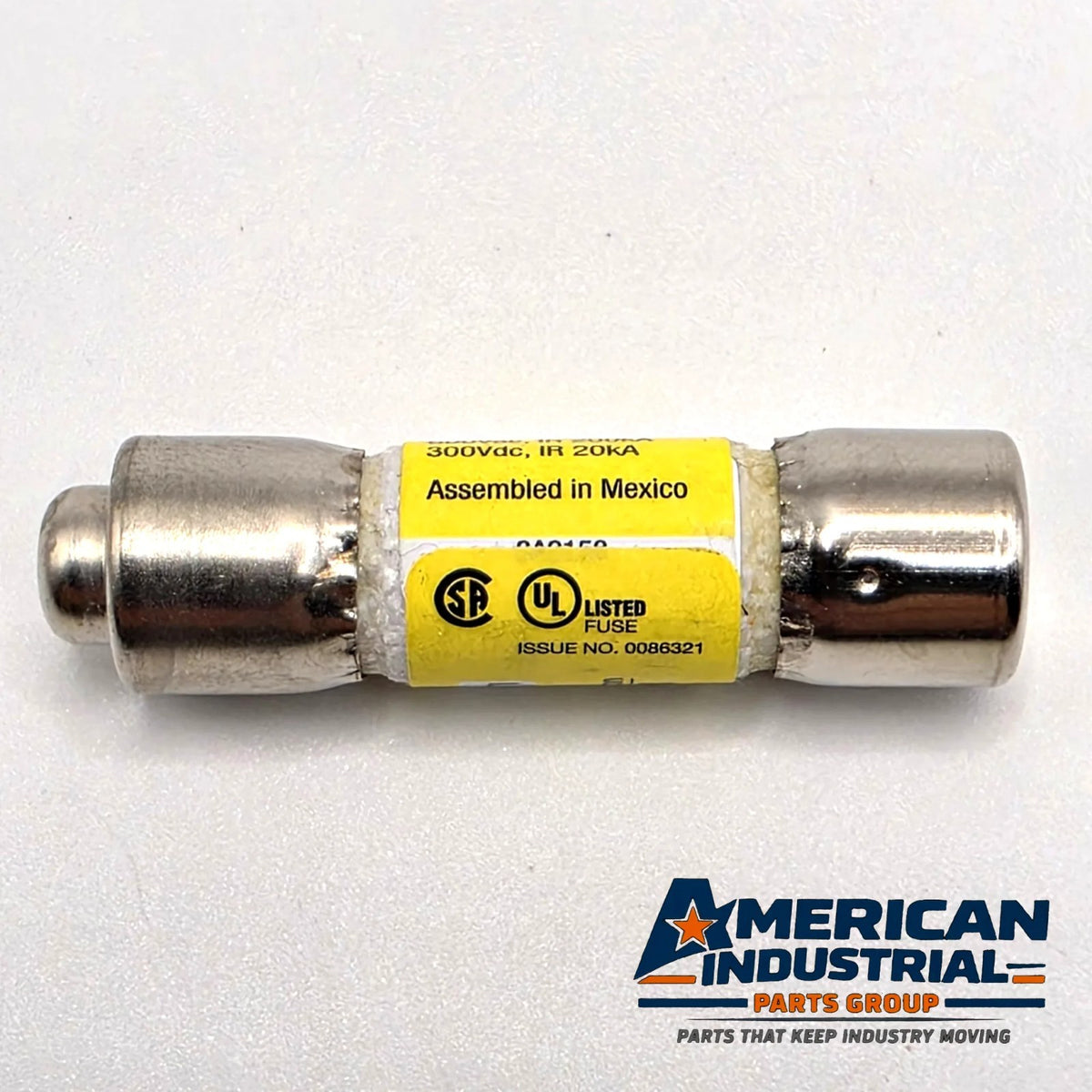 Bussmann LP-CC-25 Low-Peak 25A 600VAC Class CC time-delay fuse for control transformer and motor circuit protection from American Industrial Parts Group