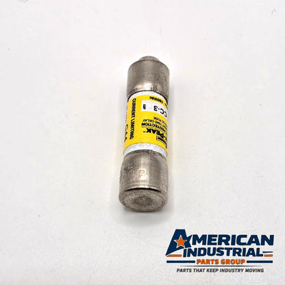 Bussmann LP-CC-3 Low-Peak 3A 600VAC Class CC time-delay fuse for control transformer and motor circuit protection from American Industrial Parts Group