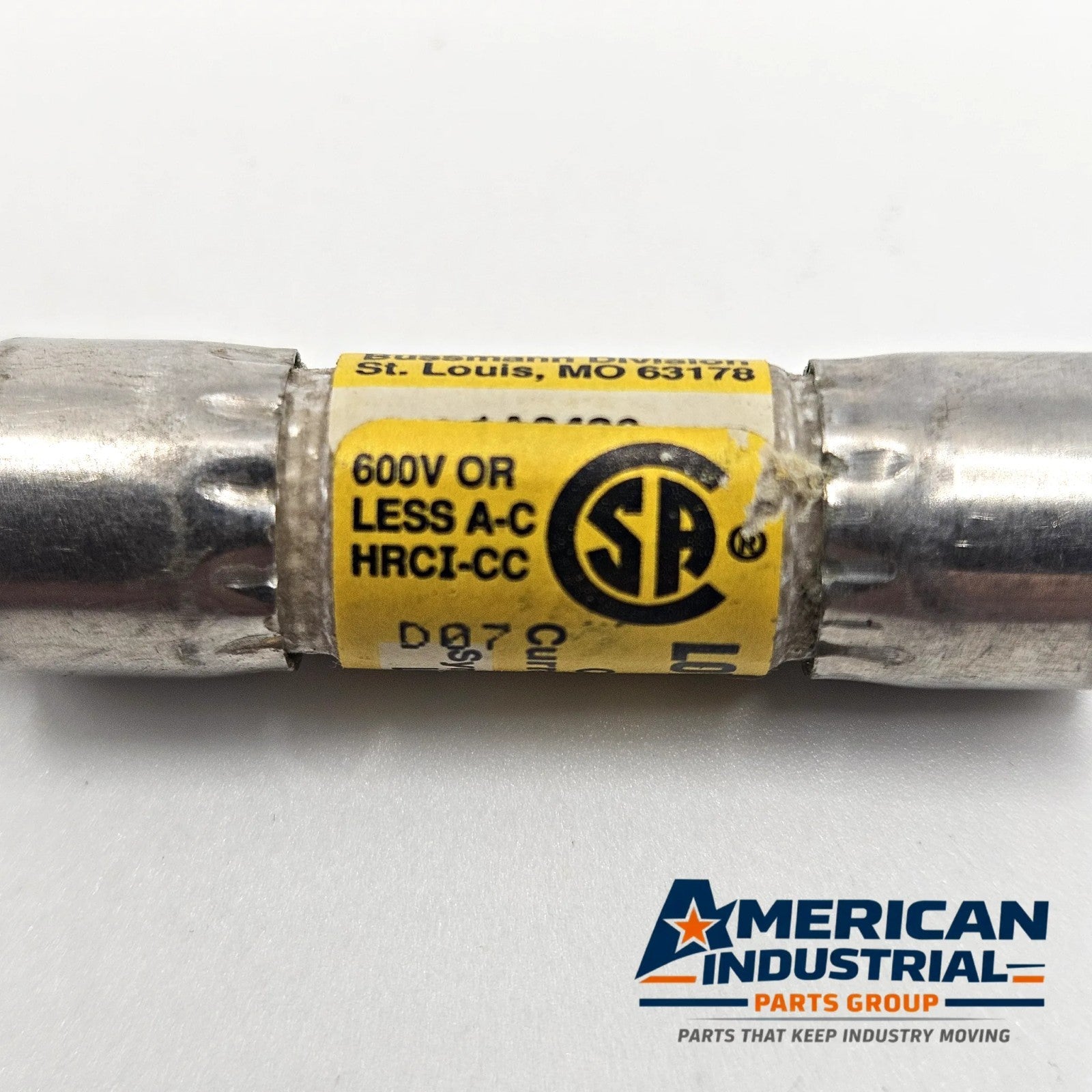 Bussmann LP-CC-3 3A 600VAC Class CC dual-element time-delay fuse for industrial circuit protection