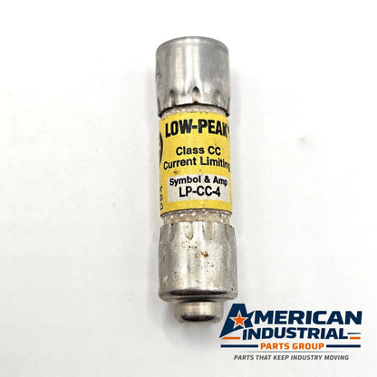 Bussmann LP-CC-4 4A 600VAC Class CC time-delay fuse for industrial circuit protection