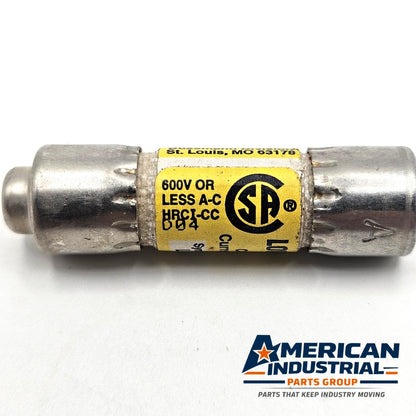 Bussmann LP-CC-4 4A 600VAC Class CC time-delay fuse for industrial circuit protection