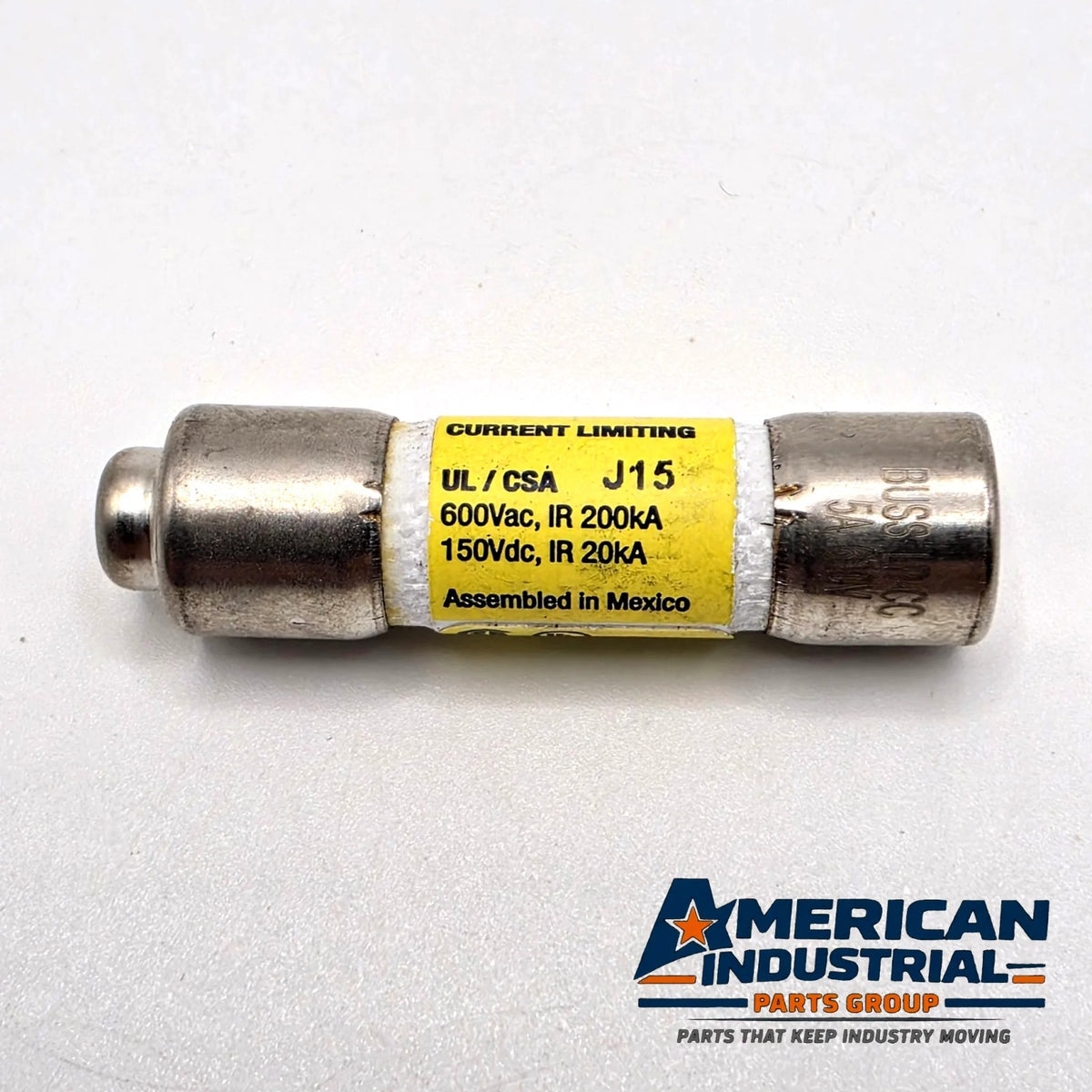 Bussmann LP-CC-5 Low-Peak 5A 600VAC Class CC time-delay fuse for control transformer and motor circuit protection from American Industrial Parts Group