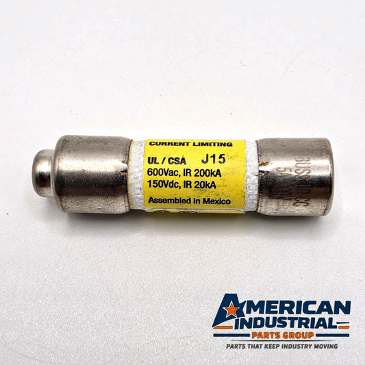 Bussmann LP-CC-5 Low-Peak 5A 600VAC Class CC time-delay fuse for control transformer and motor circuit protection from American Industrial Parts Group
