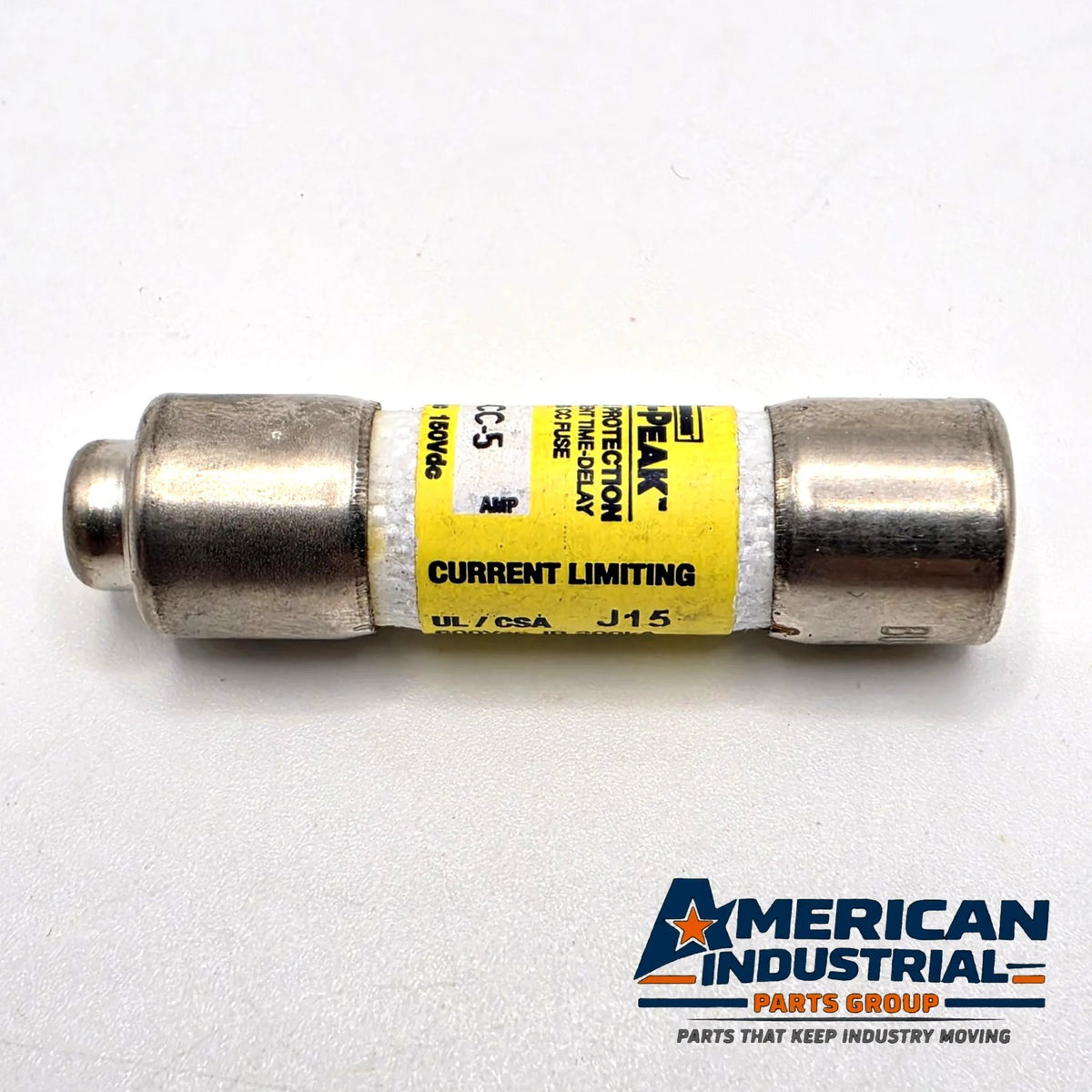 Bussmann LP-CC-5 Low-Peak 5A 600VAC Class CC time-delay fuse for control transformer and motor circuit protection from American Industrial Parts Group