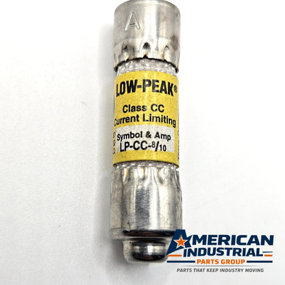 Bussmann LP-CC-8/10 0.8A 600VAC Class CC dual-element time-delay fuse for industrial circuit protection