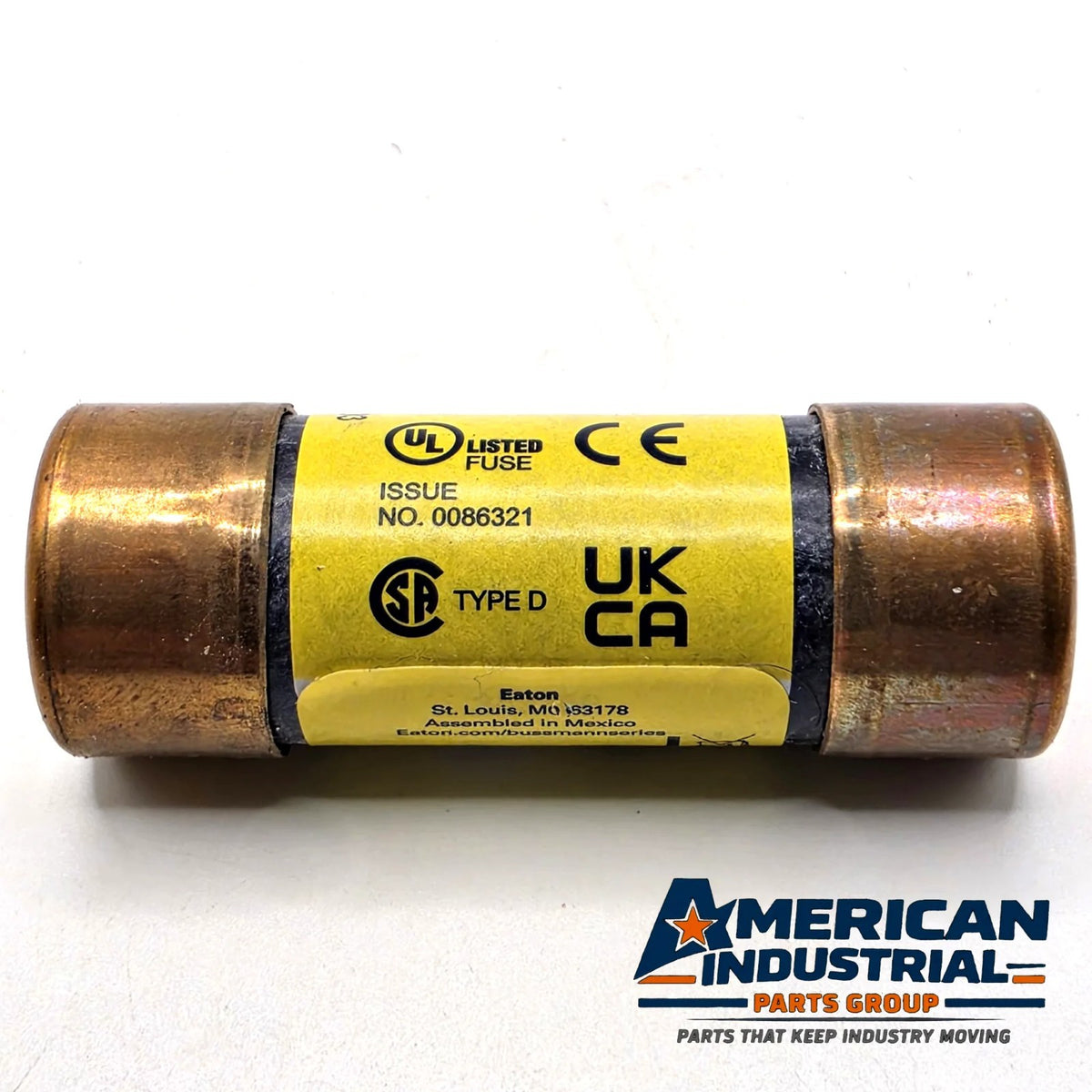 Bussmann LPJ-2-1/4SP Low-Peak 2.25A 600V Class J time-delay fuse for control transformer protection from American Industrial Parts Group