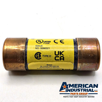 Bussmann LPJ-2-1/4SP Low-Peak 2.25A 600V Class J time-delay fuse for control transformer protection from American Industrial Parts Group