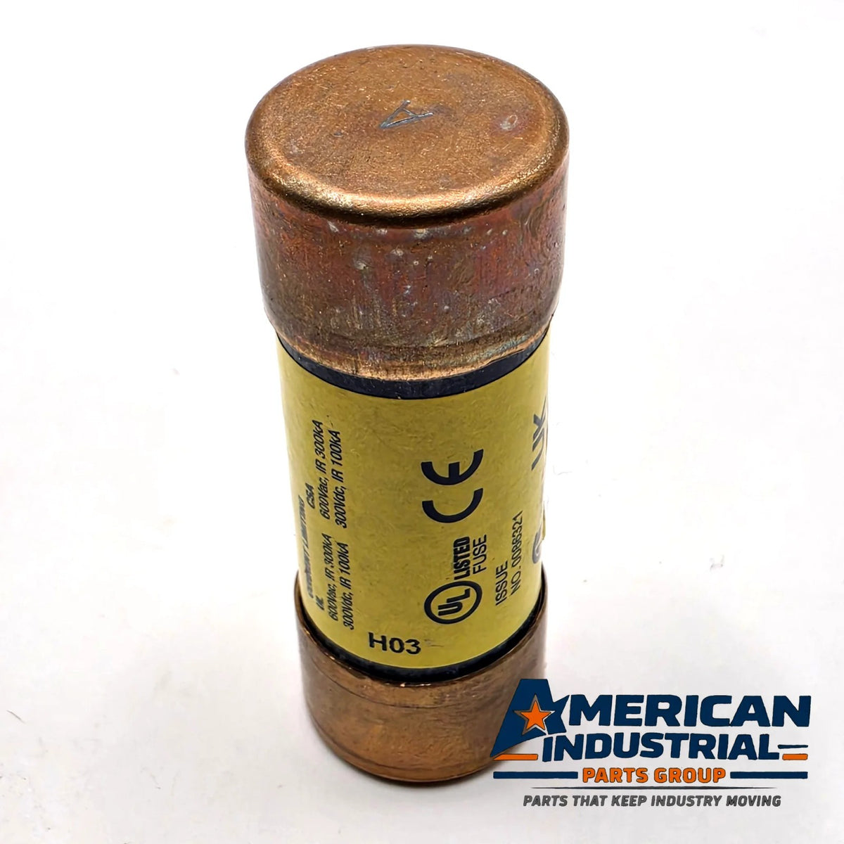 Bussmann LPJ-2-1/4SP Low-Peak 2.25A 600V Class J time-delay fuse for control transformer protection from American Industrial Parts Group