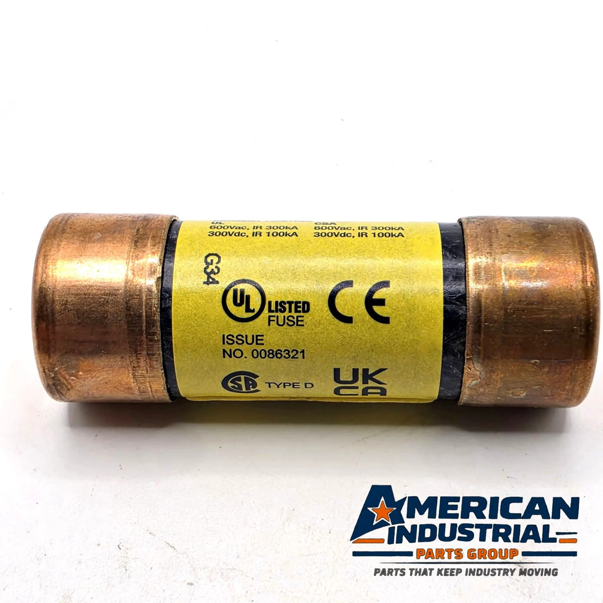 Bussmann LPJ-2SP Low-Peak 2A 600V Class J time-delay fuse for motor circuit and control transformer protection from American Industrial Parts Group