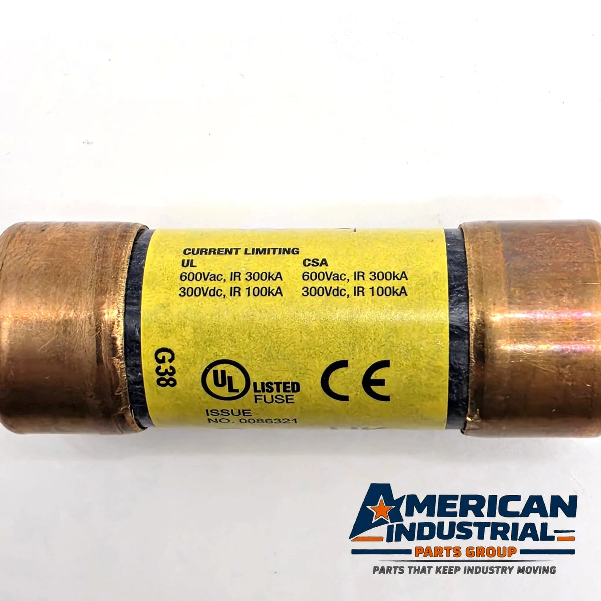 Bussmann LPJ-3SP Low-Peak 3A 600V Class J time-delay fuse for motor circuit and control transformer protection from American Industrial Parts Group