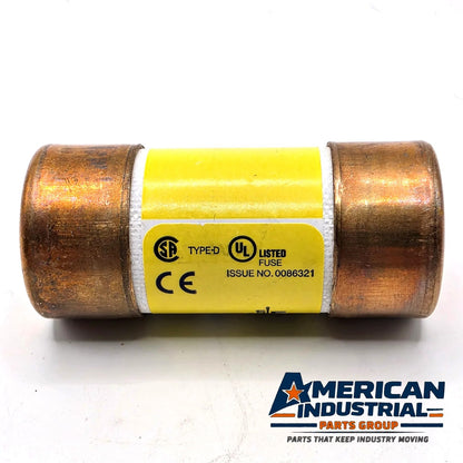 Bussmann LPJ-40SP Low-Peak 40A 600V Class J time-delay fuse for motor circuit and feeder protection from American Industrial Parts Group