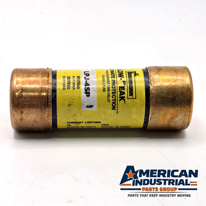 Bussmann LPJ-4SP Low-Peak 4A 600V Class J time-delay fuse for motor circuit and control transformer protection from American Industrial Parts Group