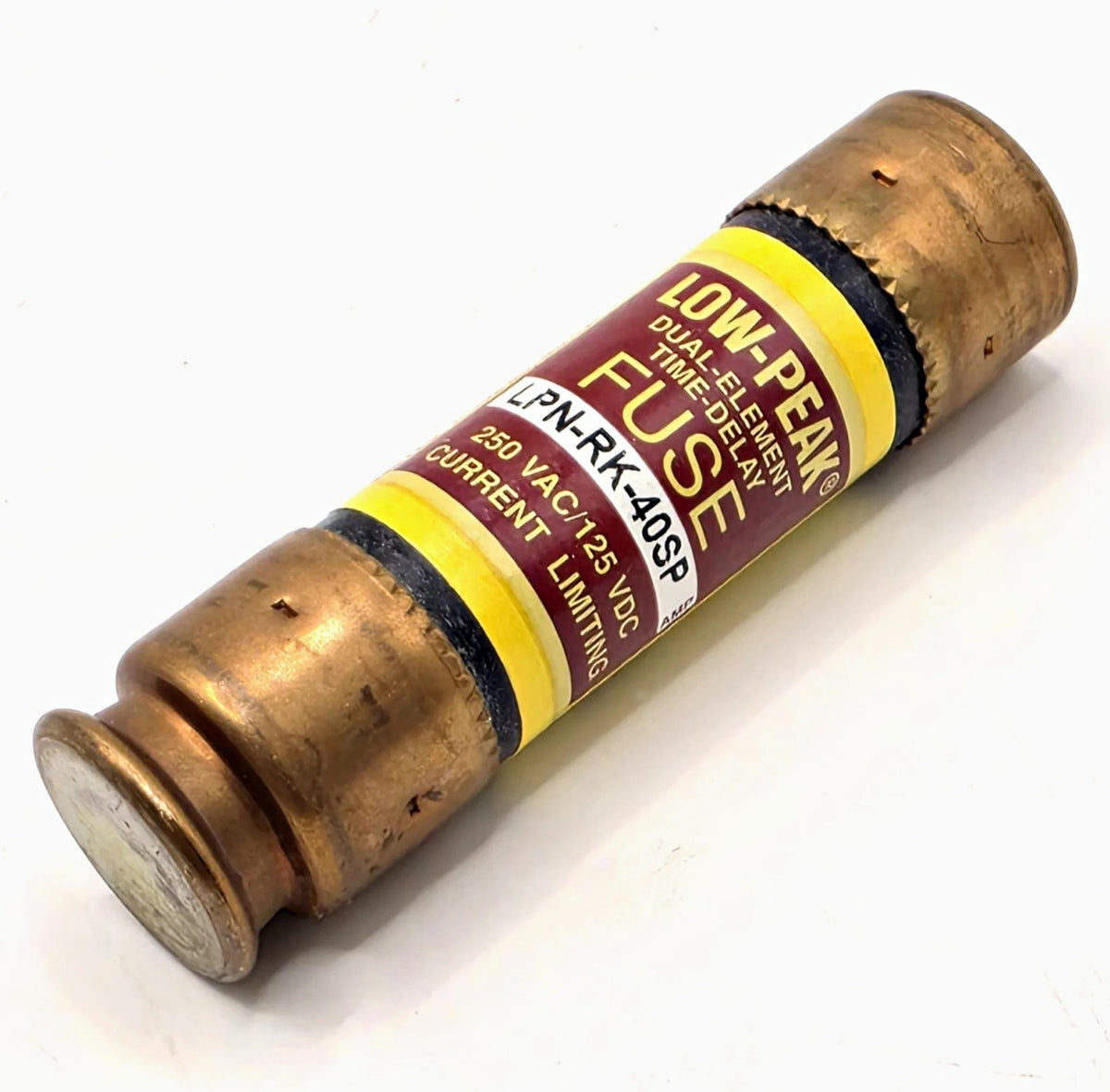 Bussmann LPN-RK-40SP Low-Peak Class RK1 time-delay fuse 40A 250V from American Industrial Parts Group