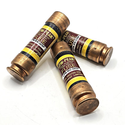 Bussmann LPN-RK-50SP Low-Peak 50A 250V Class RK1 dual-element time-delay fuse for industrial circuit protection