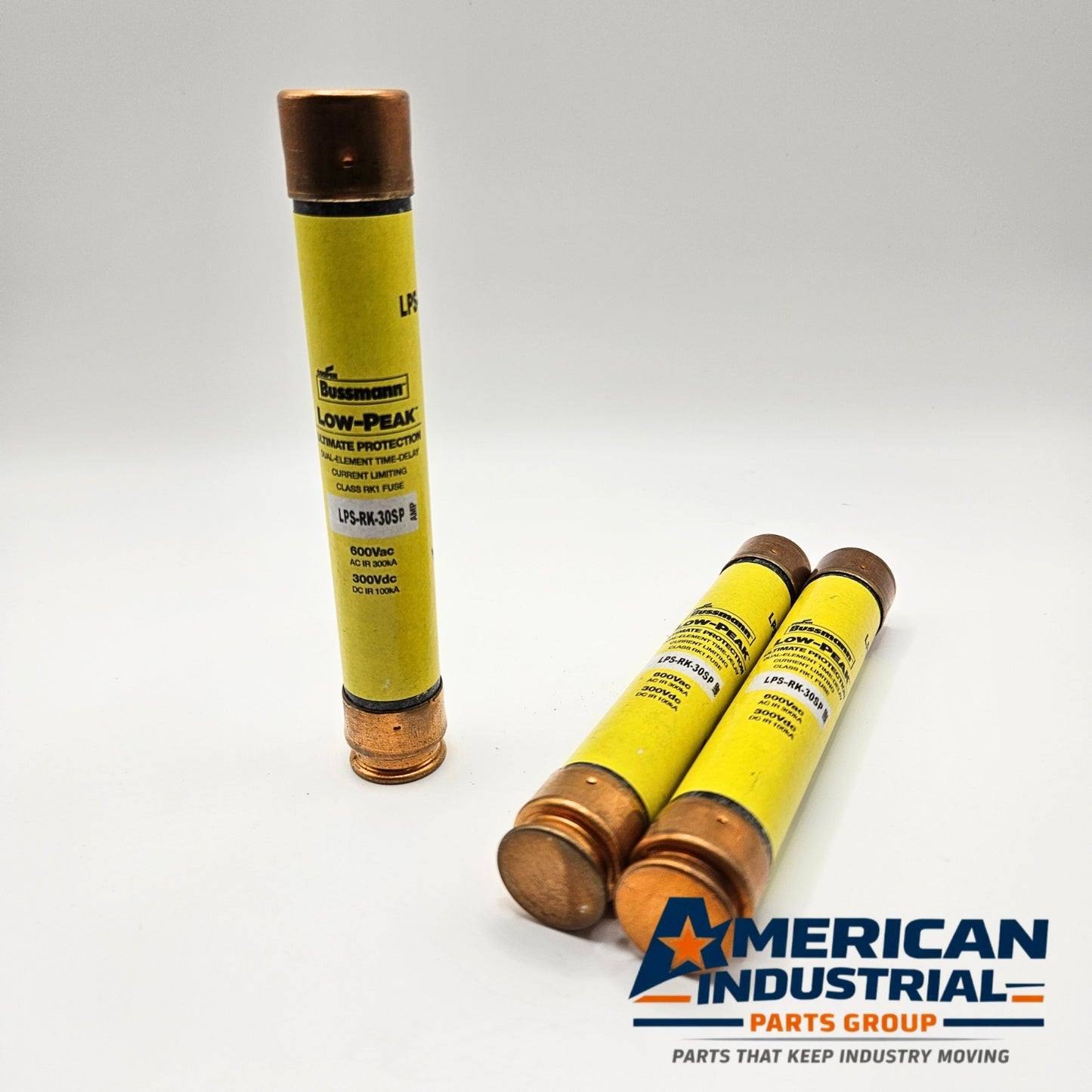 Bussmann LPS-RK-30SP Low-Peak Fuse industrial automation/MRO electrical protection component. American Industrial Parts Group.
