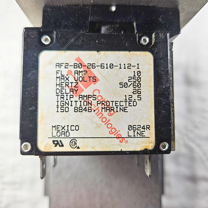 Carling Technologies AF2-80-26-610-112-I hydraulic magnetic circuit breaker 10A panel mount for industrial electrical applications